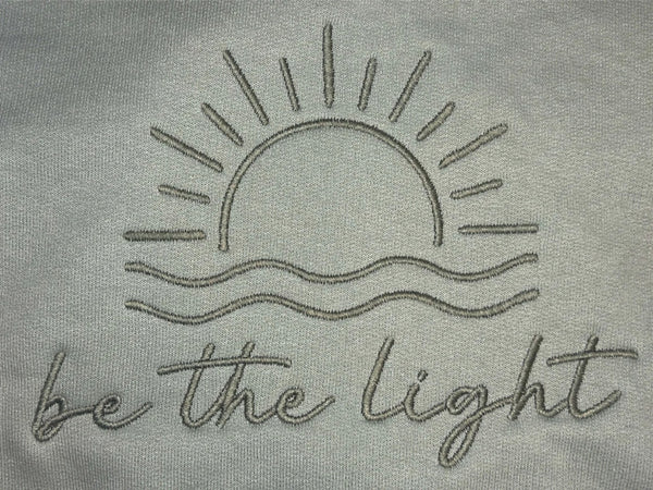 Be the Light Embroidered Sweatshirt
