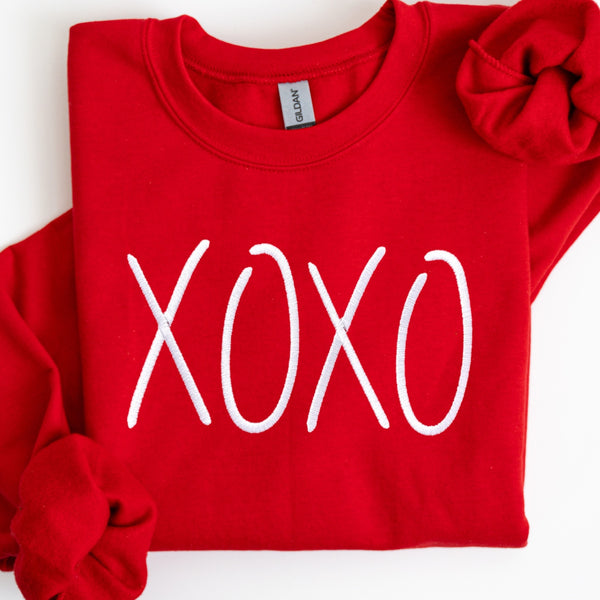 Valentine XOXO Embroidered Sweatshirt